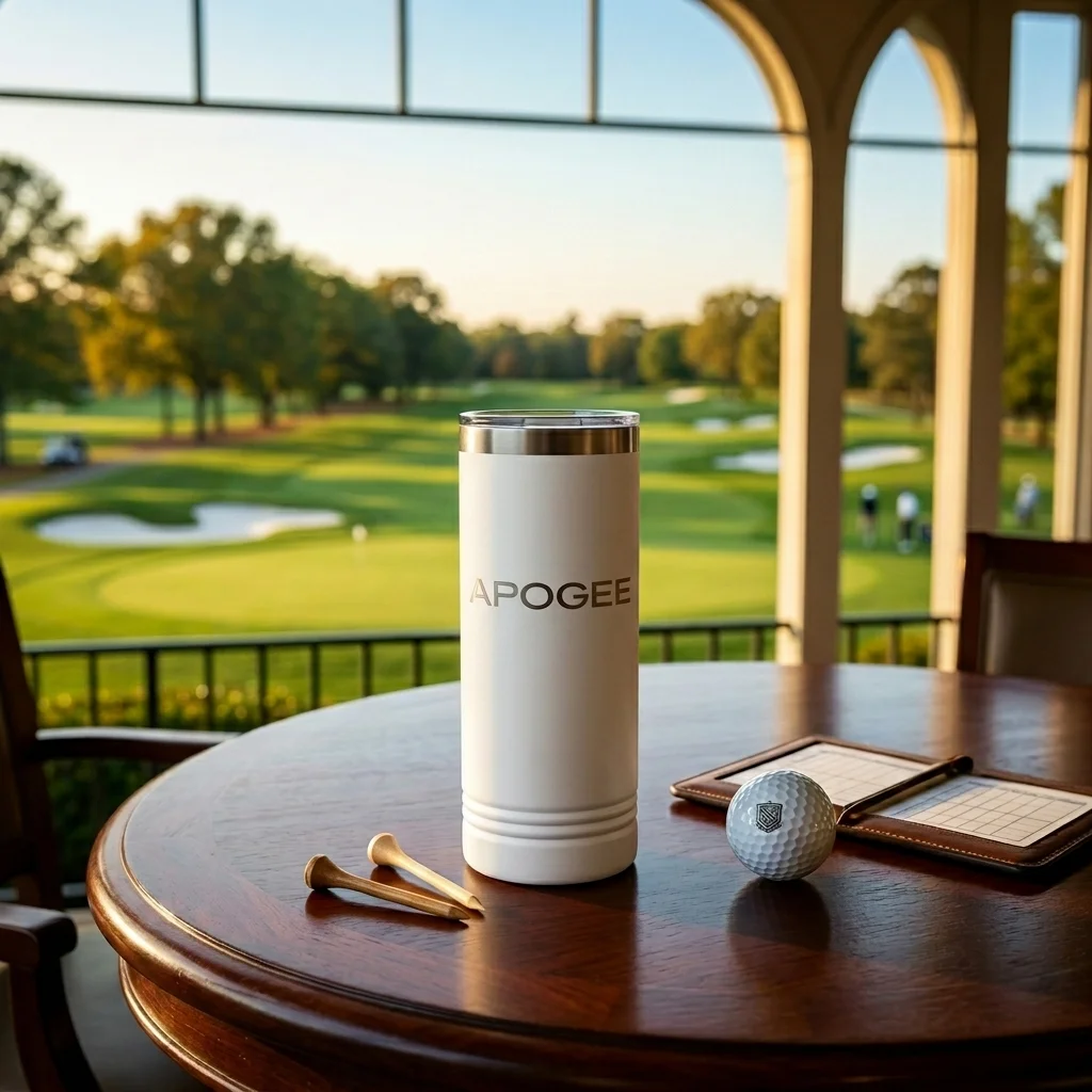 Apogee skinny tumbler at golf country club